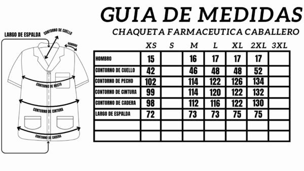 Chaqueta Farmacéutica Caballero - Image 4