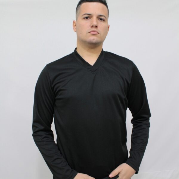 Franela unisex cuello en V