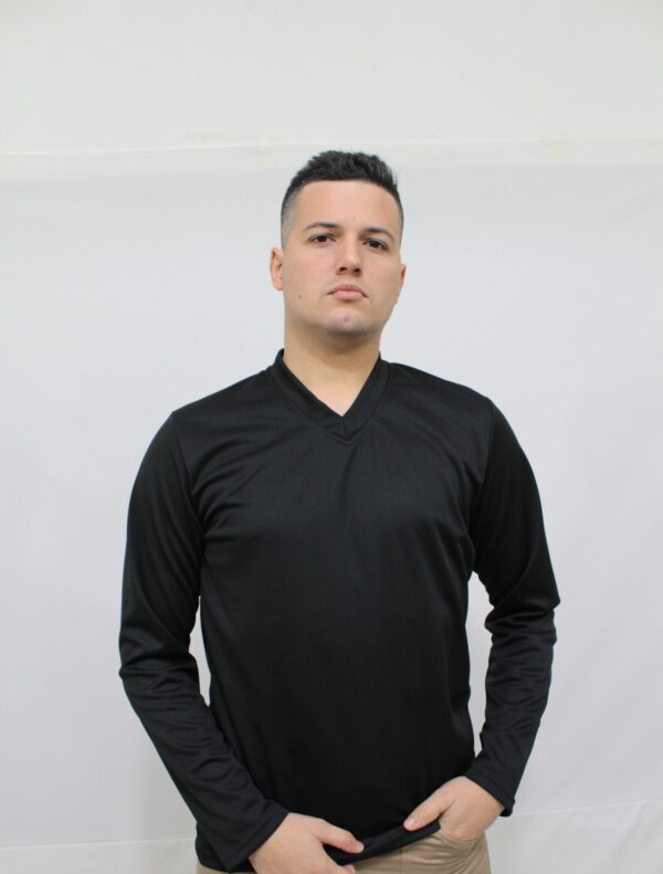Franela unisex cuello en V - Image 2