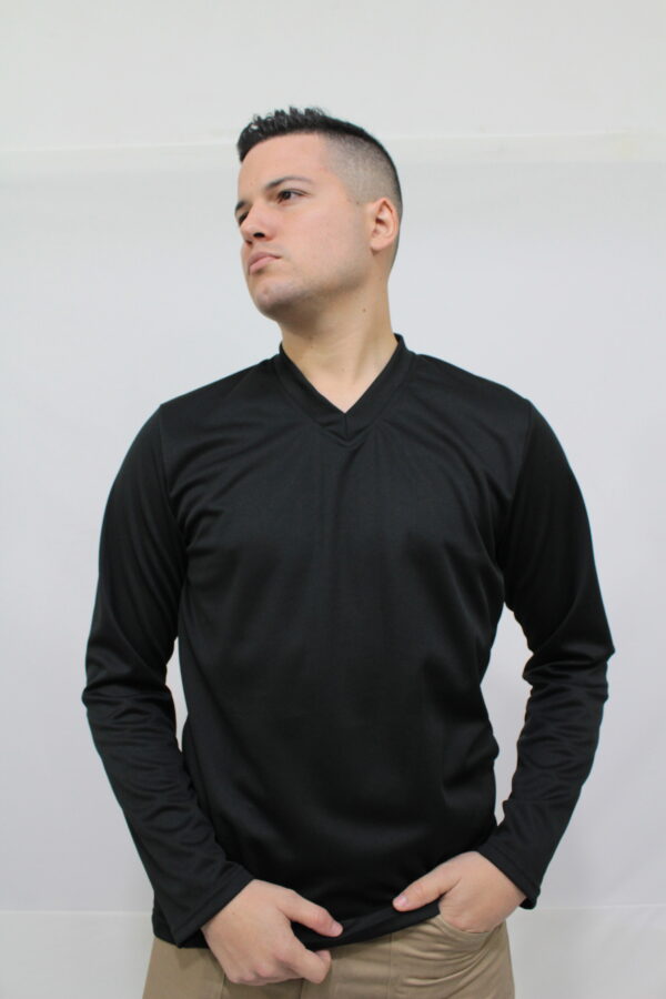 Franela unisex cuello en V - Image 3